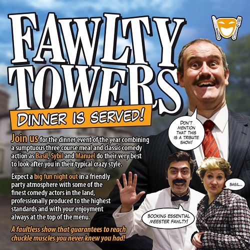 Fawlty Towers Comedy Dinner Show - 30/10/2026 Aylesbury — event image